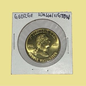 Token - Reader's Digest History of U.S. Presidents George Washingtong
